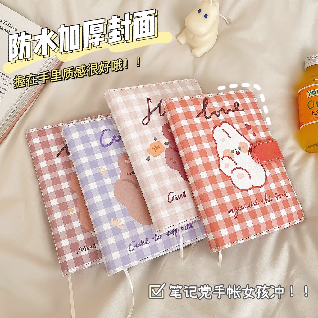 Sổ tay ghi chú khóa nam châm nhiều hình cute Gooo Store