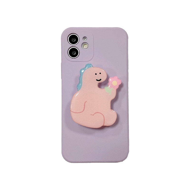 Ốp Điện Thoại Có Giá Đỡ Hình Khủng Long Cho Samsung A6 A7 A8 A9 2018 A6 A8 Plus J2 Prime J3 Pro J4 J5 J6 J7 M31S M11 A11