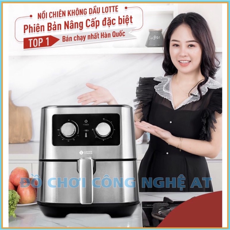 [CHÍNH HÃNG] - NỒI CHIÊN KHÔNG DẦU LOTTE LTS - AF5SM ,NỒI CHIÊN KHÔNG DẦU 5,5L SỐ 1 HÀN QUỐC