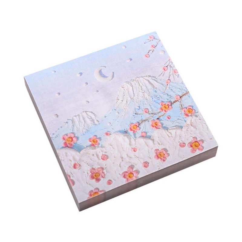 Giấy Ghi Chú Họa Tiết Tranh Sơn Dầu Đẹp Mắt note