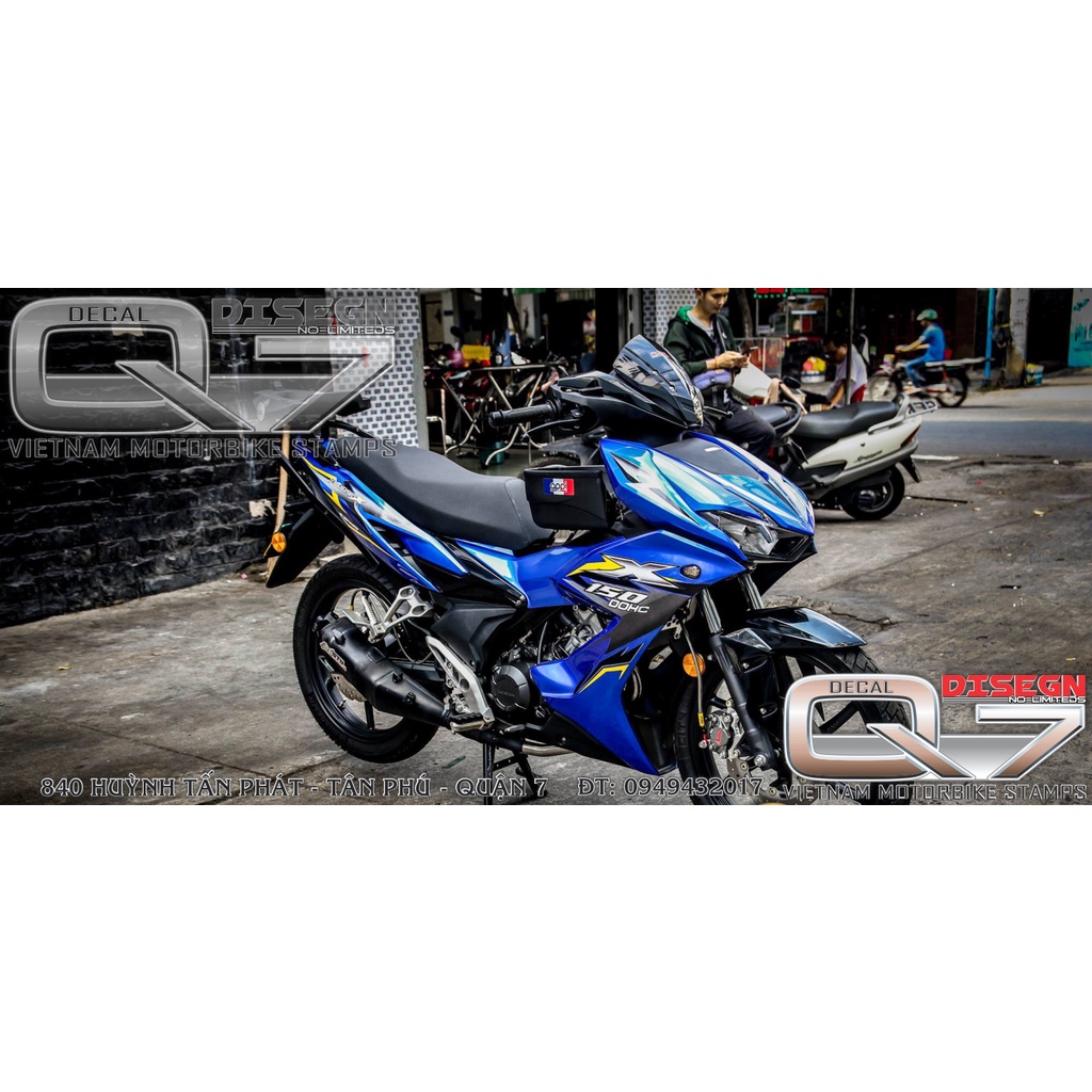 TEM RỜI WINNER X XANH ĐEN