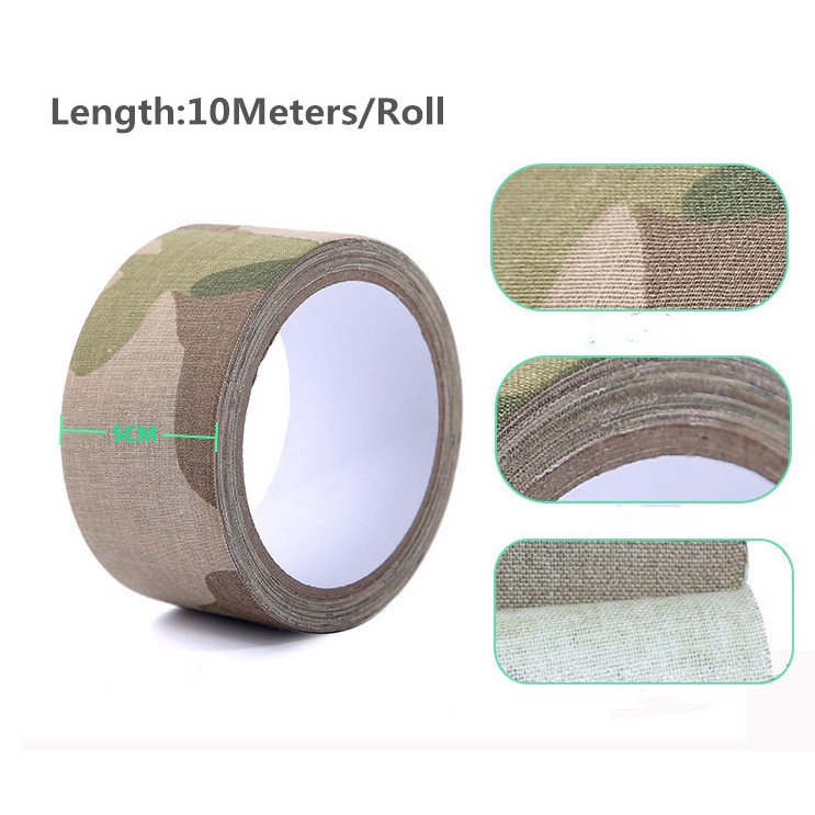 Băng Dính Rằn Ri Ngụy Trang Chống Nước 5cm x 10m /1.97inch x 393inch