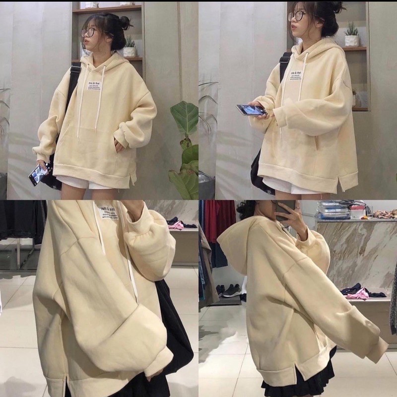 Áo Hoodie Logo Unisex Nỉ Bông siêu mịn Form rộng unisex (100% Ảnh Thật của shop) [FREESHIP] | BigBuy360 - bigbuy360.vn