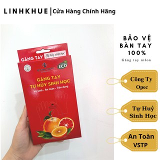 Găng tay tự huỷ sinh học STAVIAN +Cam kết an toàn vệ sinh thực phẩm + Hàng xịn + Sp029 + Găng tay nilon