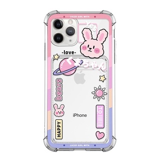 ỐP LƯNG IPHONE GÀI THẺ HÌNH THỎ