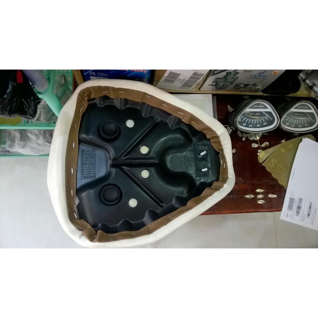 Yên trước kiểu cho cub lùn, én,81,86 màu kem - bò