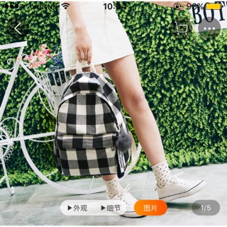 [ORDER] Balo caro ulzzang kèm móc khoá