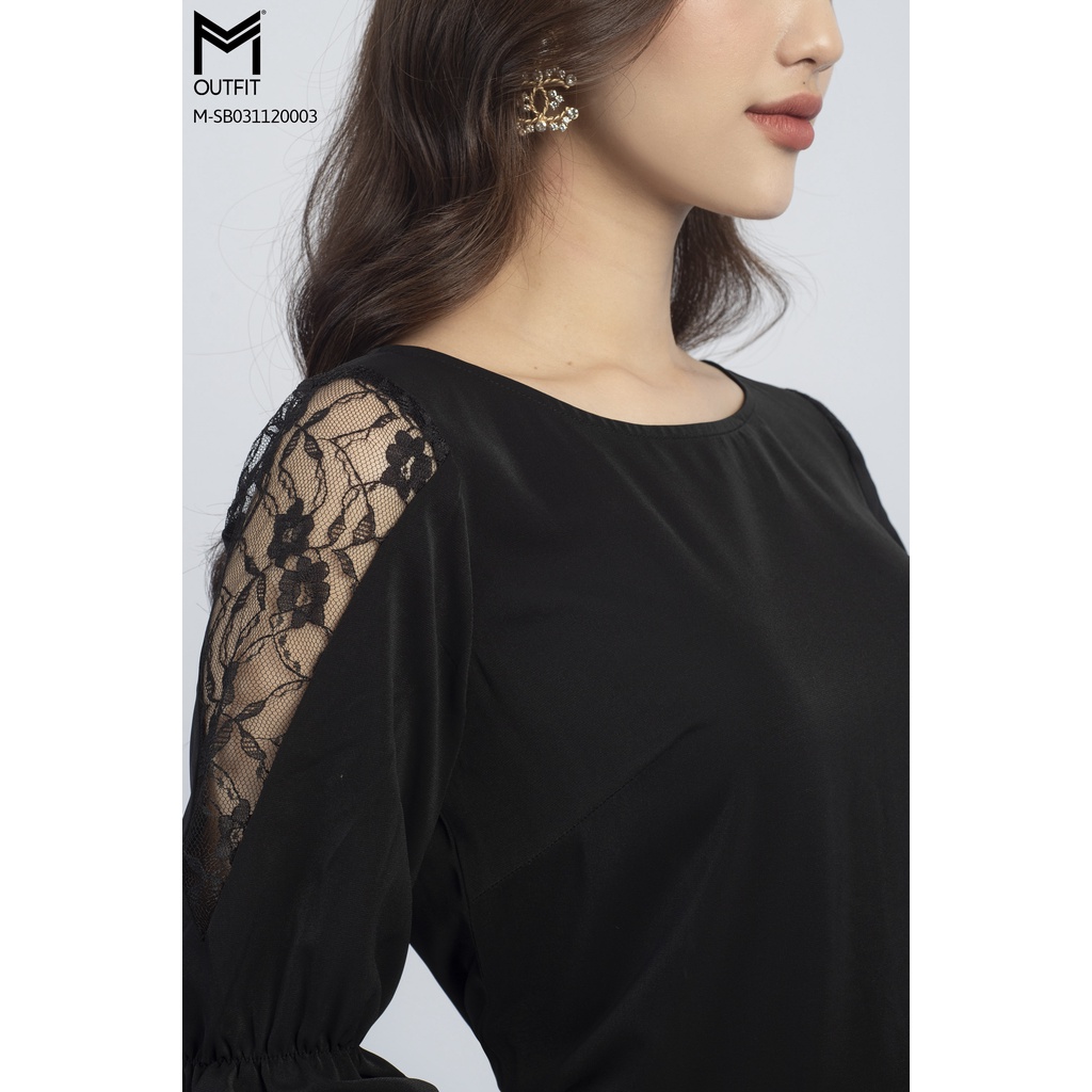 Sét bộ Áo Tay Lỡ Cộng Chân Váy Đuôi Cá Phối Ren MMOutfit M-SB031120003