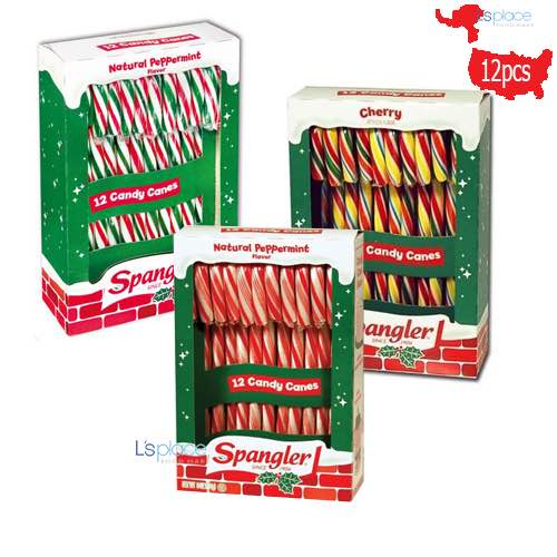 Kẹo gậy Noel Spangler Candy Canes hàng Mỹ 13k/ 1 cây