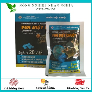 Kẹo diệt chuột forwarat gói 20viên chống đông máu thế hệ mới