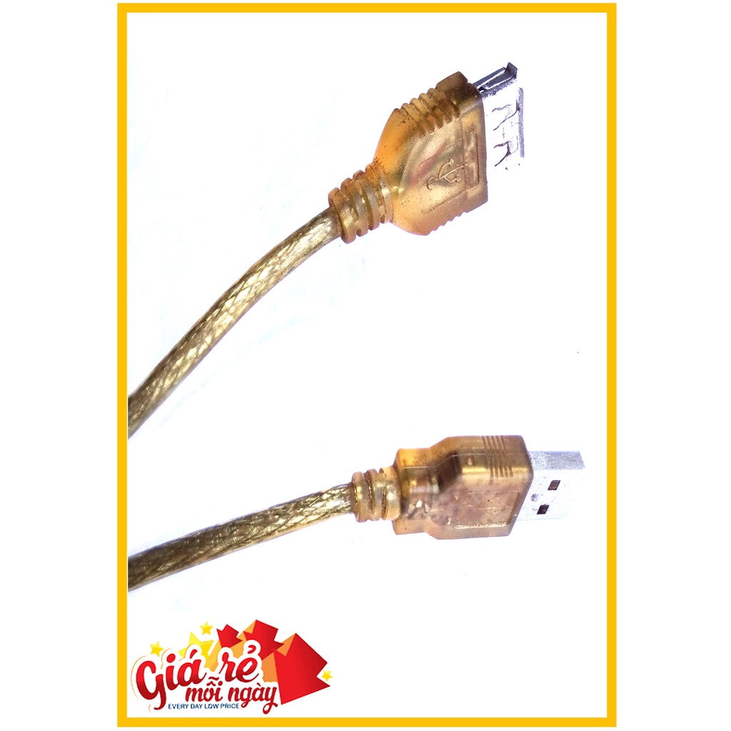 Dây nối dài USB 5M bọc nhựa PVC dẻo chống nhiễu cực tốt