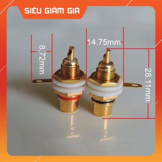 2 Đầu hàn jack cắm AV/RCA ,Video trên các thiết bị âm thanh , Loa , TV , đầu DVD - Giá tốt nhất