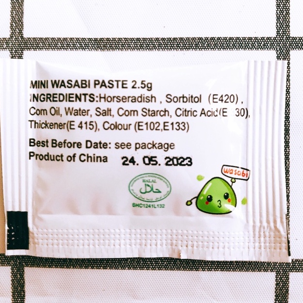 Mù tạt gói - Nước tương gói - Gừng gói - Gói mini tiện sử dụng