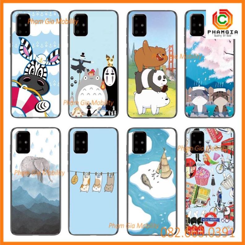 Ốp lưng hình dễ thương Galaxy A91/A81/A71/A51/A21/A01 / Note 10 Lite/S10 Lite