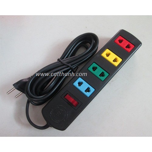 Ổ cắm kéo dài lioa kéo dài( 4 ổ dài 3m, 5m có công tắc)