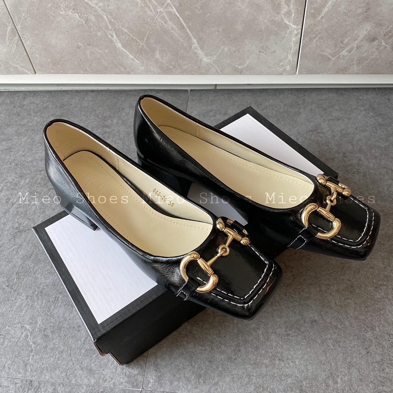 BÚP BÊ GÓT 4P MŨI VUÔNG KHOÁ XÍCH MIEO SHOES - G558 G559 G560