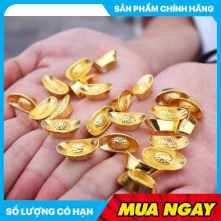 [HOT] Thỏi vàng đồng mạ vàng may mắn, Kim nguyên bảo được chọn size - Đặt ban thờ thần tài
