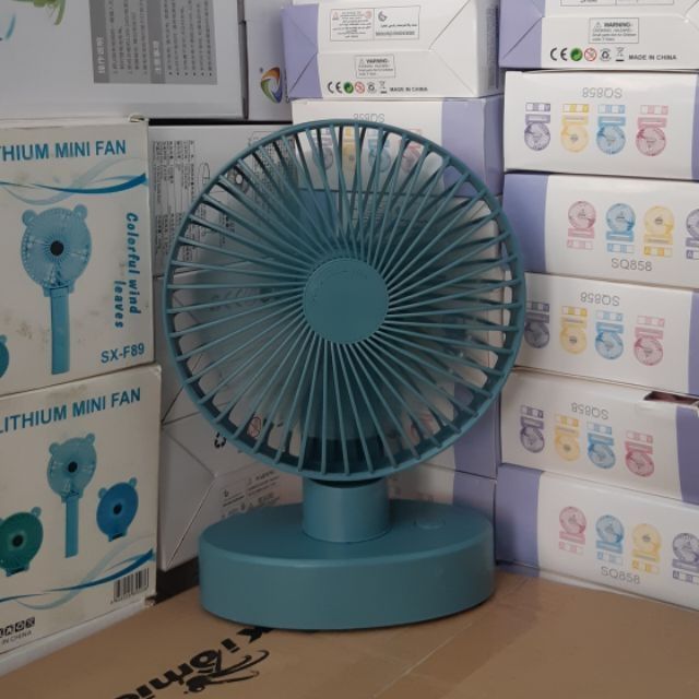 Quạt Sạc Tích Điện Để Bàn Siêu Mát