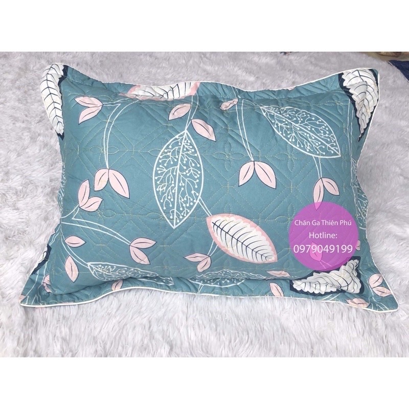 Vỏ Gối Trần Bông Dày Dặn Chất Liệu Cotton Poly Mềm Mịn