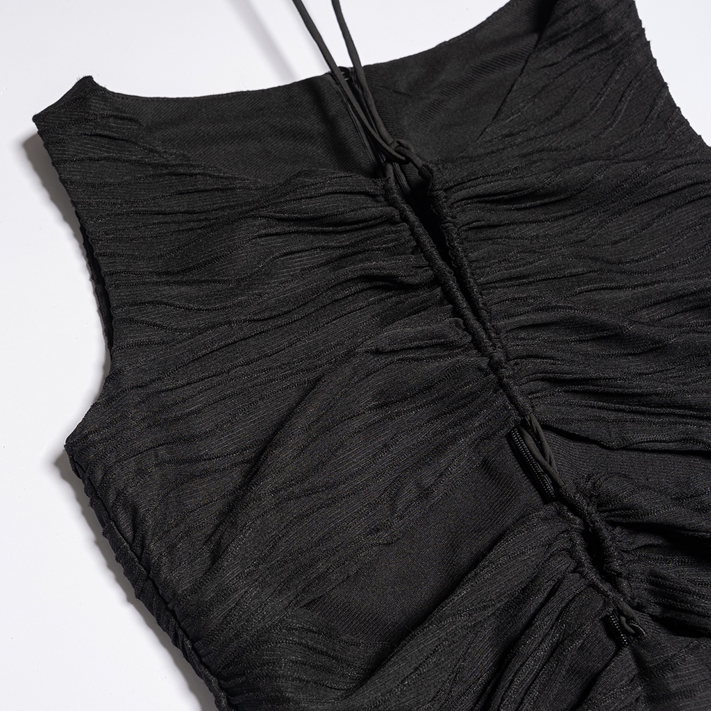 Váy Mini Thun Dây Đan Cutout The Good/ Caris Dress