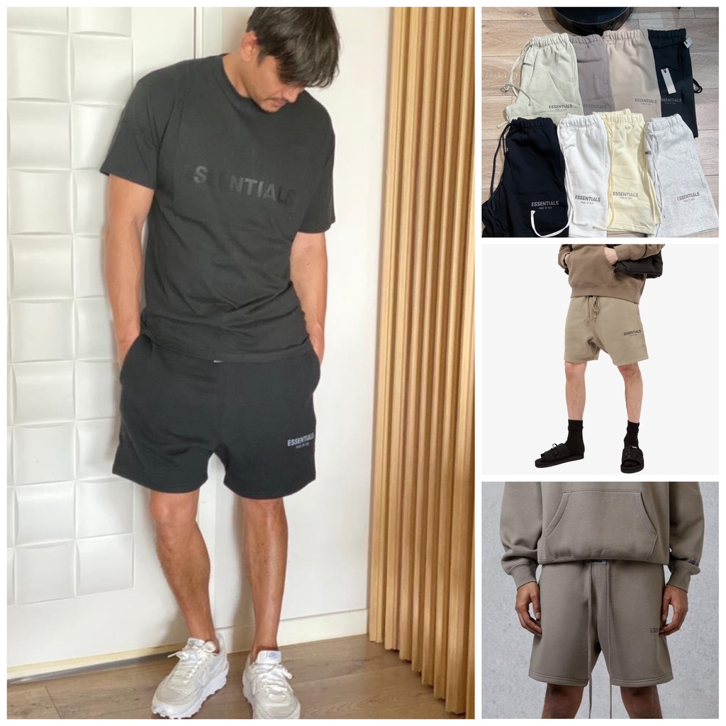 🎁 - Quần short Essentials Fear Of God ss20, quần short Fog ss20