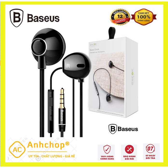Tai Nghe Nhét Tai Baseus H06 Cổng 3.5mm Cho Âm Thanh Sống Động