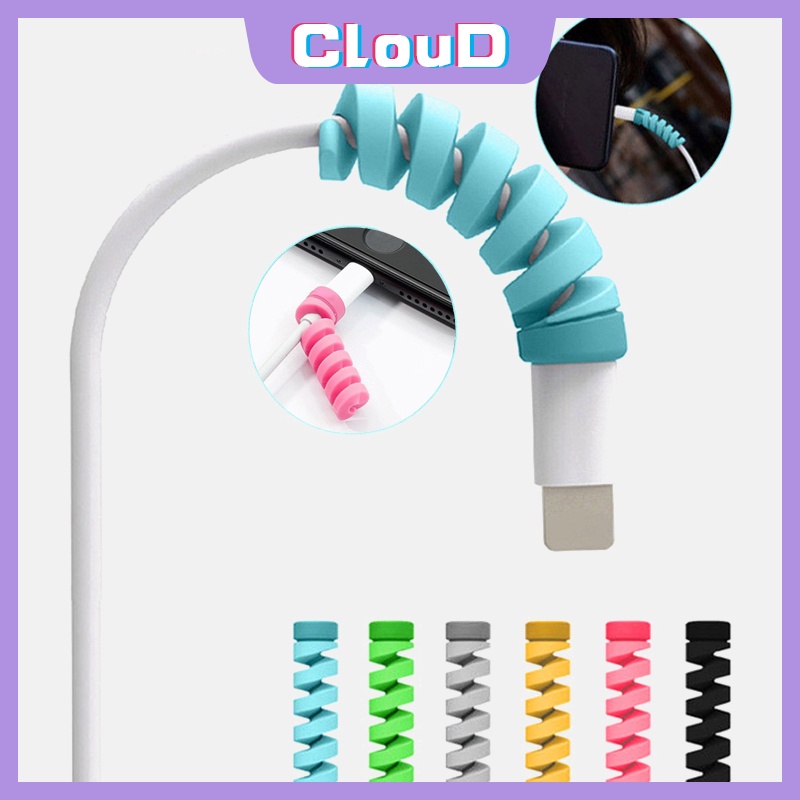 Dụng Cụ Quấn Bảo Vệ Dây Cáp Sạc USB / Điện Thoại Tiện Lợi