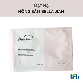 Mặt nạ Hàn Quốc cao cấp hồng sâm Bella Jian giúp trẻ hóa làn da và duy trì độ ẩm