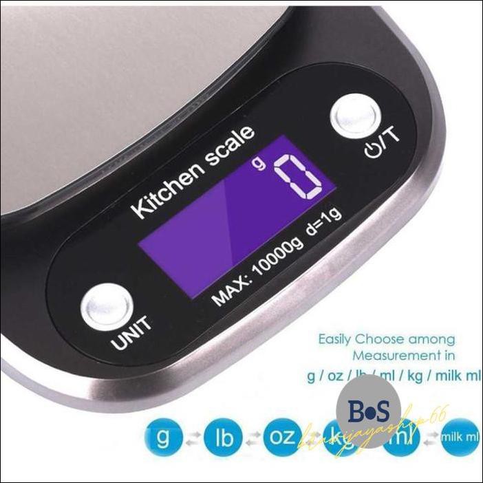 Cân Điện Tử 10kg 1g Z3S Cho Nhà Bếp | BigBuy360 - bigbuy360.vn
