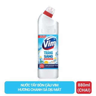 Gel Tẩy rửa Bồn cầu và Nhà tắm Vim Trắng Sáng Hương 880ml