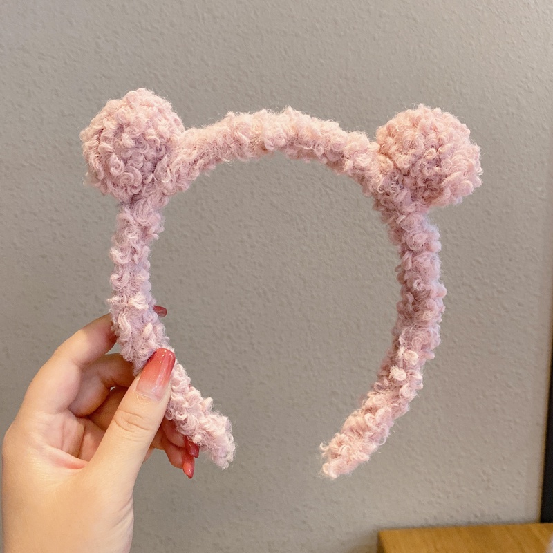 Băng Đô Cài Tóc Hình Gấu Bông Dễ Thương Thời Trang Hàn Quốc