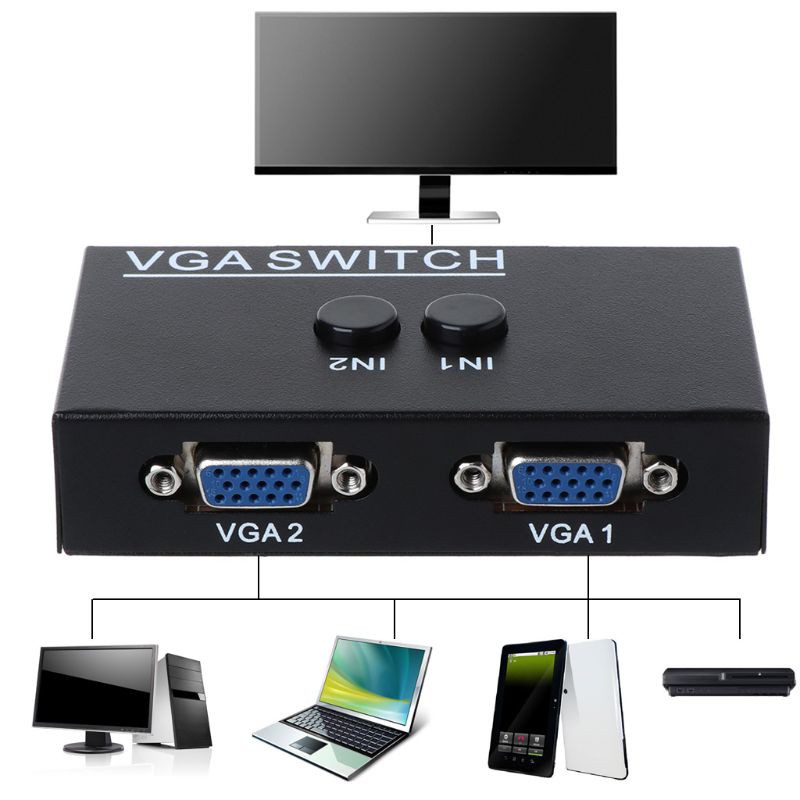 Đầu chia cổng cắm VGA 2 chiều cho PC chất lượng cao