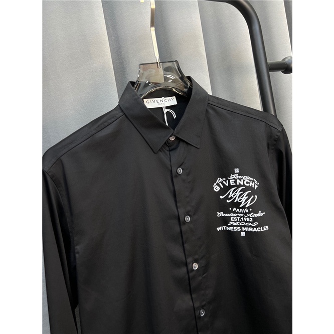 Áo Sơ Mi Cotton Dài Tay In Chữ Thời Trang Nam Mới 2022 Size M-4XL