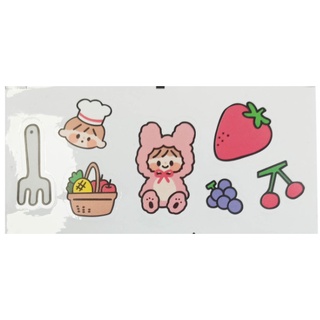 Miếng Sticker Dán Trang Trí, Kiểu Dáng Siêu Dễ Thương ( Trang Trí Sổ Kế Hoạch, Sổ Nhật Ký)