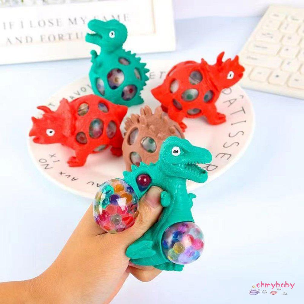 【OMB】 Squeeze Fidget Toy Squishy Toys Color Dinosaur Model Decompression Squeeze Toy