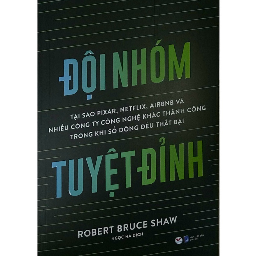 Sách Đội Nhóm Tuyệt Đỉnh - Tại sao Pixar, Netflix, Airbnb và nhiều công ty công nghệ khác thành công