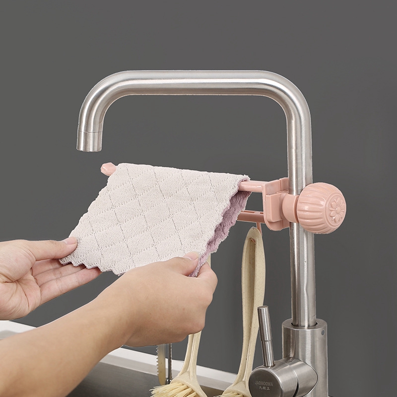 Giá treo khăn Ossayi gắn vòi nước tiện lợi cho nhà bếp