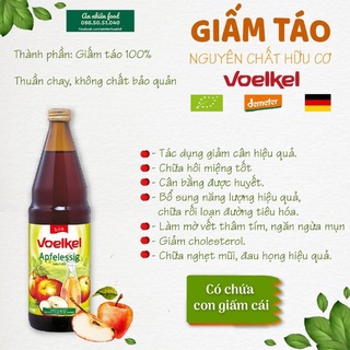 Giấm táo hữu cơ nguyên chất