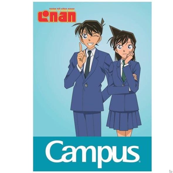 Vở Học Sinh B5 Kẻ Ngang Có Chấm 120 Trang ĐL 70g/m2 - Campus Conan Shinichi &amp; Ran ...