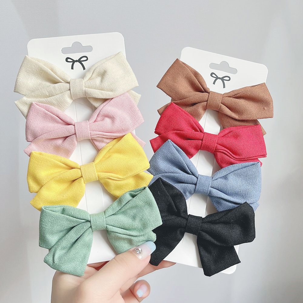 Set 4 kẹp tóc KIDSBOWS hình nơ dễ thương cho bé gái
