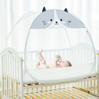 Màn chống muỗi cũi trẻ em miễn phí lắp đặt màn có thể gập lại rơi giường nhỏ phổ biến