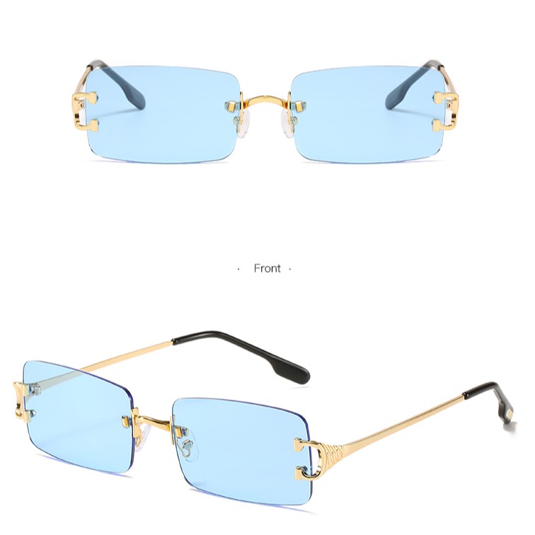 Kính Râm Nam Nữ Không Gọng Chống Tia Uv400 Thời Trang 2020 | BigBuy360 - bigbuy360.vn