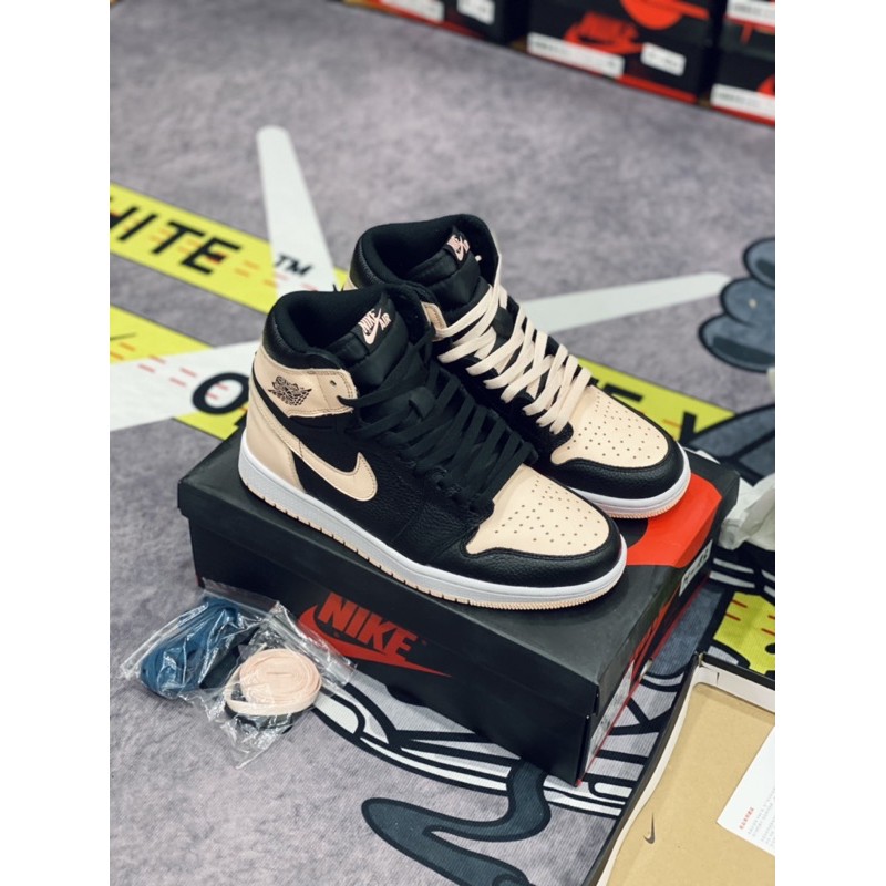 [AGsneaker] Giày thể thao cổ cao màu Black crimson tint chân bè fit lên 1 size... | BigBuy360 - bigbuy360.vn