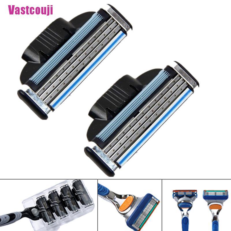 (Hàng Mới Về) Set 4 Lưỡi Dao Cạo 3 Lớp Thay Thế Cho Máy Cạo Râu Gillette Fullette