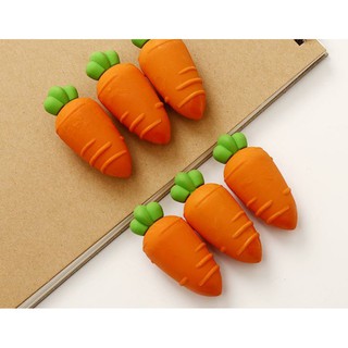 Gôm cà rốt ( vỉ 3 cái)