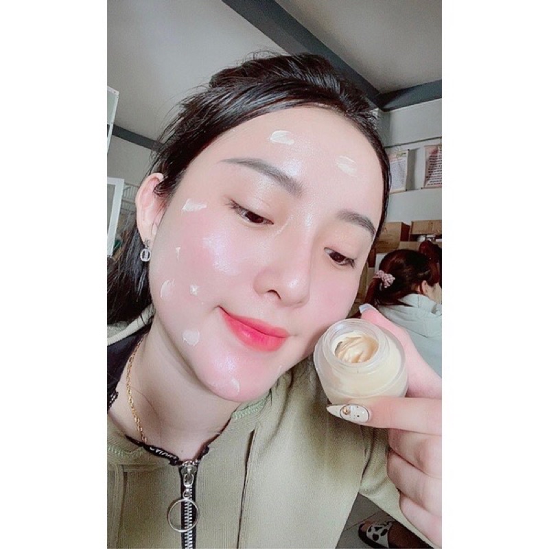 Combo kem face men gạo_Tinh chất Nicos Thanh Nhi