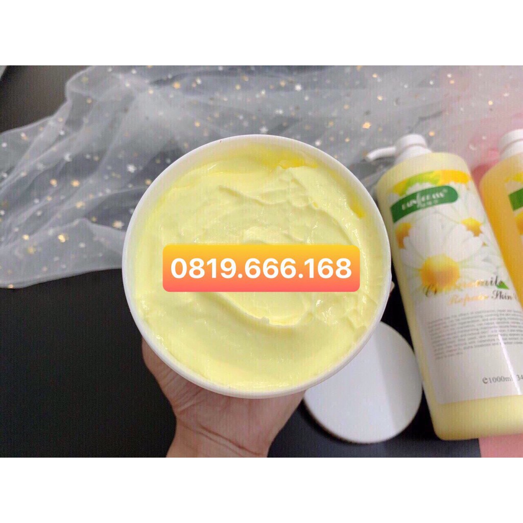 Bộ chăm sóc da cơ bản hoa cúc, bộ 4 chai chính hãng, chăm sóc da spa