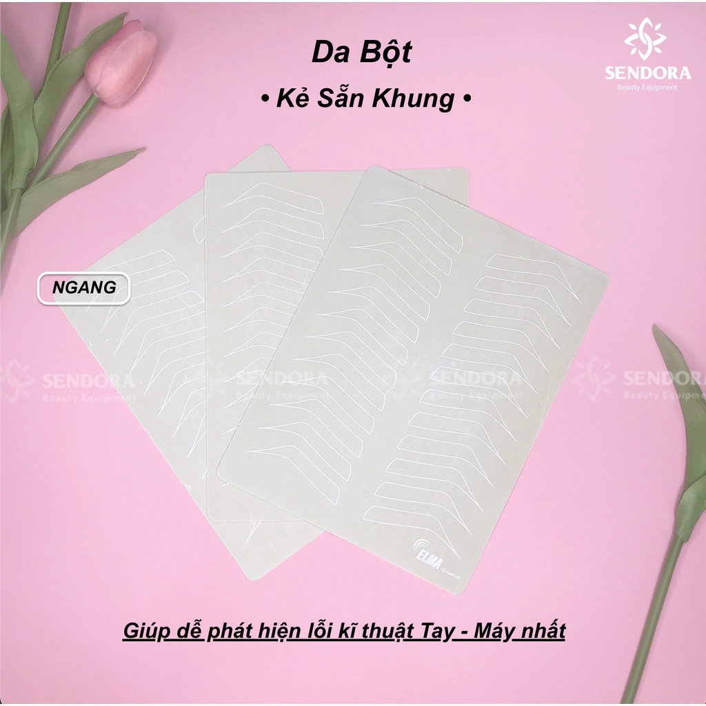 5 miếng Da giả học phun xăm, tập xăm, da bột điêu khắc