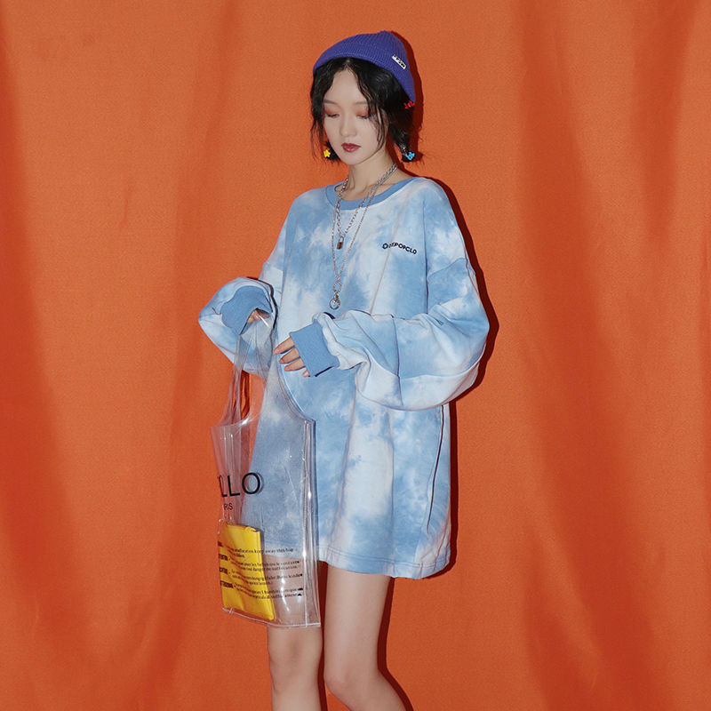 Áo Sweater Tay Dài Dáng Rộng Thời Trang Dành Cho Nam Và Nữ