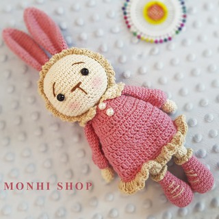 Thỏ mimi handmade len an toàn trẻ nhỏ